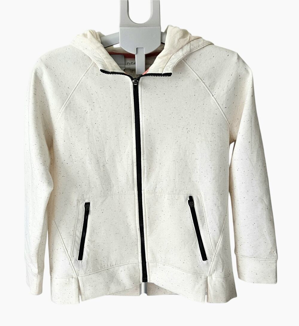 DSG Cotton Blend Confetti Print Zip Up Hoodie Jacket Youth SZ XL